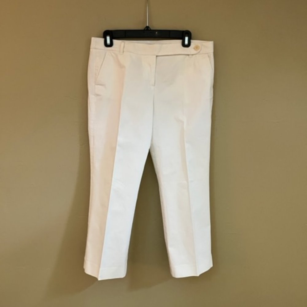 ✨Host Pick✨ J.Crew | Vintage 00s Low-Fit Stretch Cotton Capri Pants | Ivory | 10